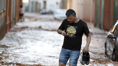 Graves inundaciones en Rincón de Soto, La Rioja, por "la peor tormenta" en años