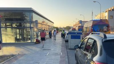 Herido grave  tras caer desde seis metros de altura en la estación de Villaverde Alto