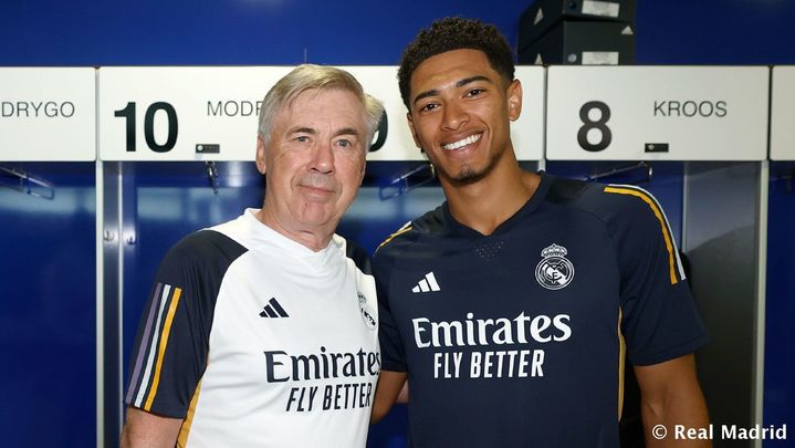 Ancelotti y Bellingham / REAL MADRID