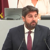 Nuevo rechazo de Vox a la investidura del popular López Miras en Murcia