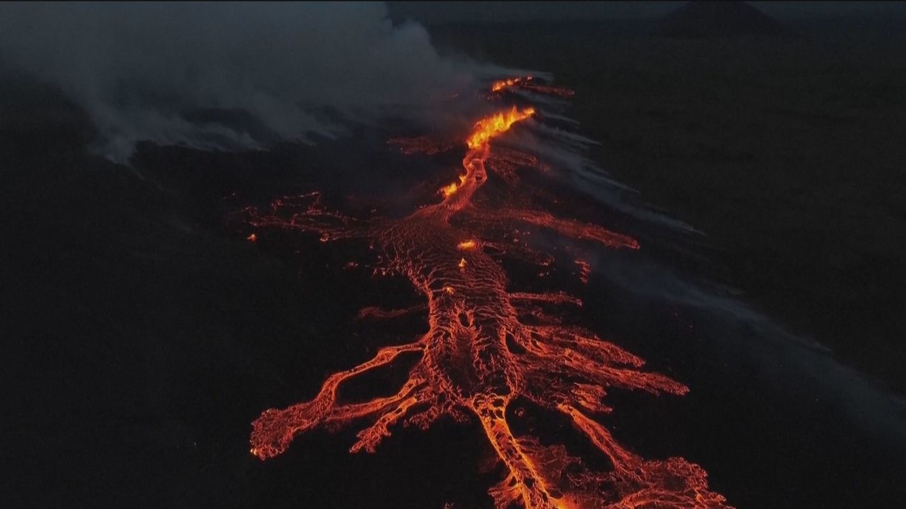 Erupción el volcán Fagradalsfjall en Islandia (Archivo)