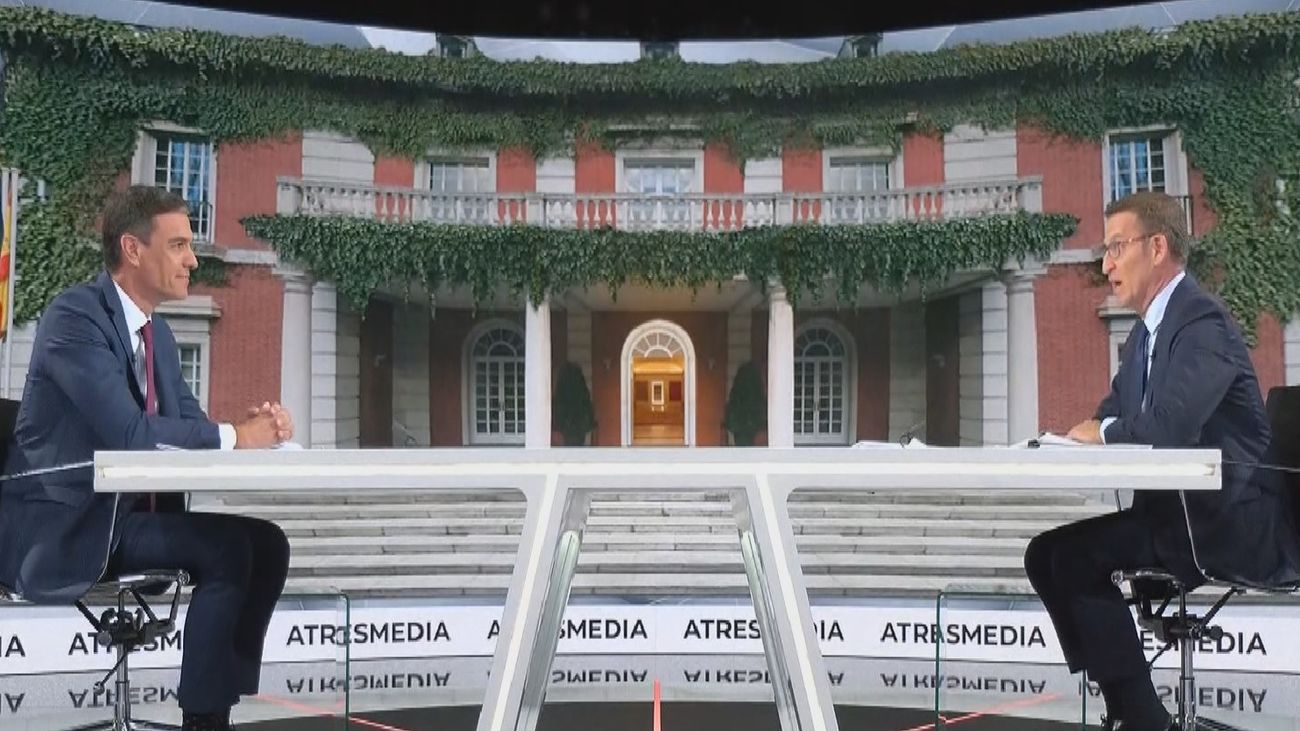 Así fue el cara a cara entre Sánchez y Feijóo