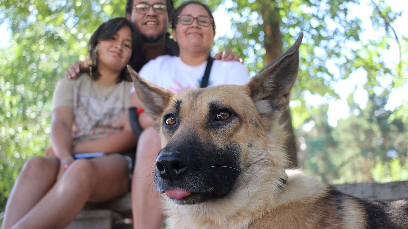 Nawall encuentra un nuevo hogar con una familia en Ciempozuelos