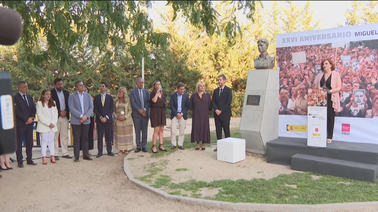 Homenaje en Madrid a Miguel Angel Blanco, asesinado por ETA hace 26 años