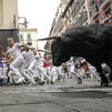 El quinto encierro de los sanfermines ha sido rápido y limpio