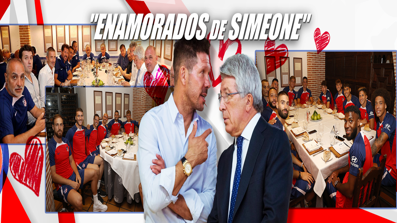 Cerezo, entregado a Simeone: "Es un magnífico entrenador y para nosotros es fundamental"