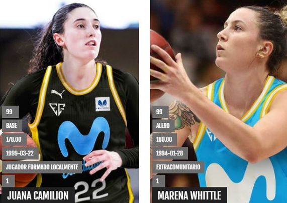 Juana Camilion y Marena Whittle / @MovistarEstu