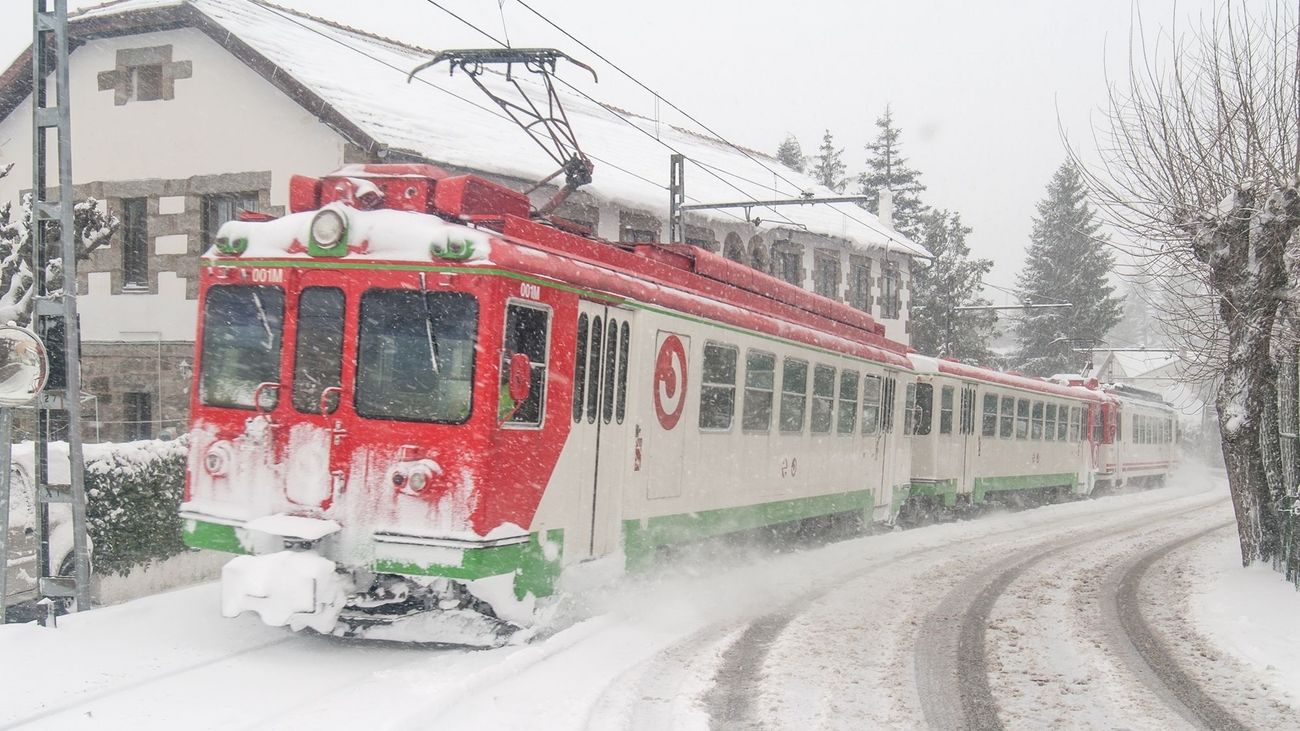 El 'tren de la naturaleza', en Cercedilla, cumple 100 años