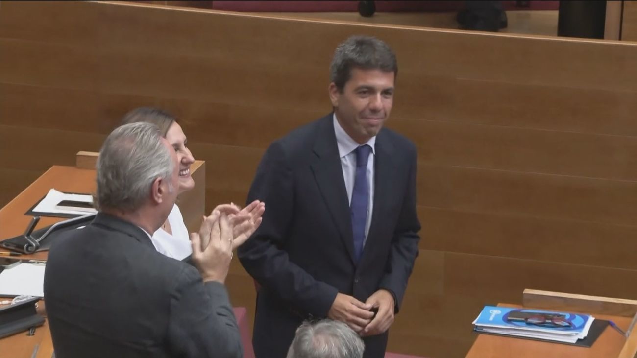 El popular Carlos Mazón, investido presidente de la Generalitat Valenciana