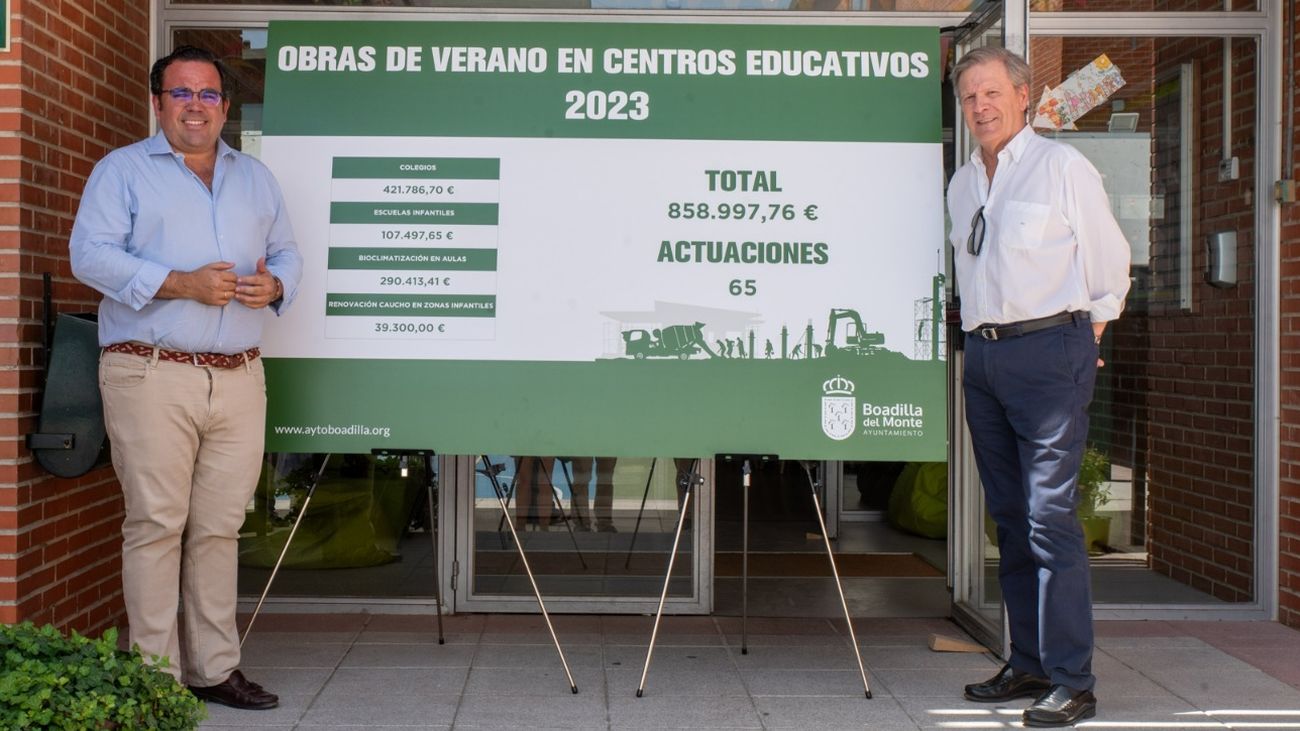 Obras de mejora en los colegios