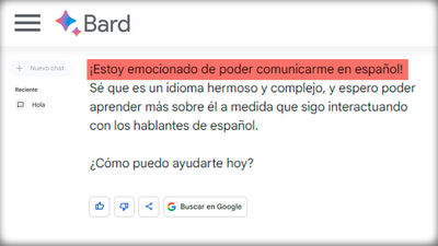 Google lanza en español Bard, su herramienta de IA para competir con Bing