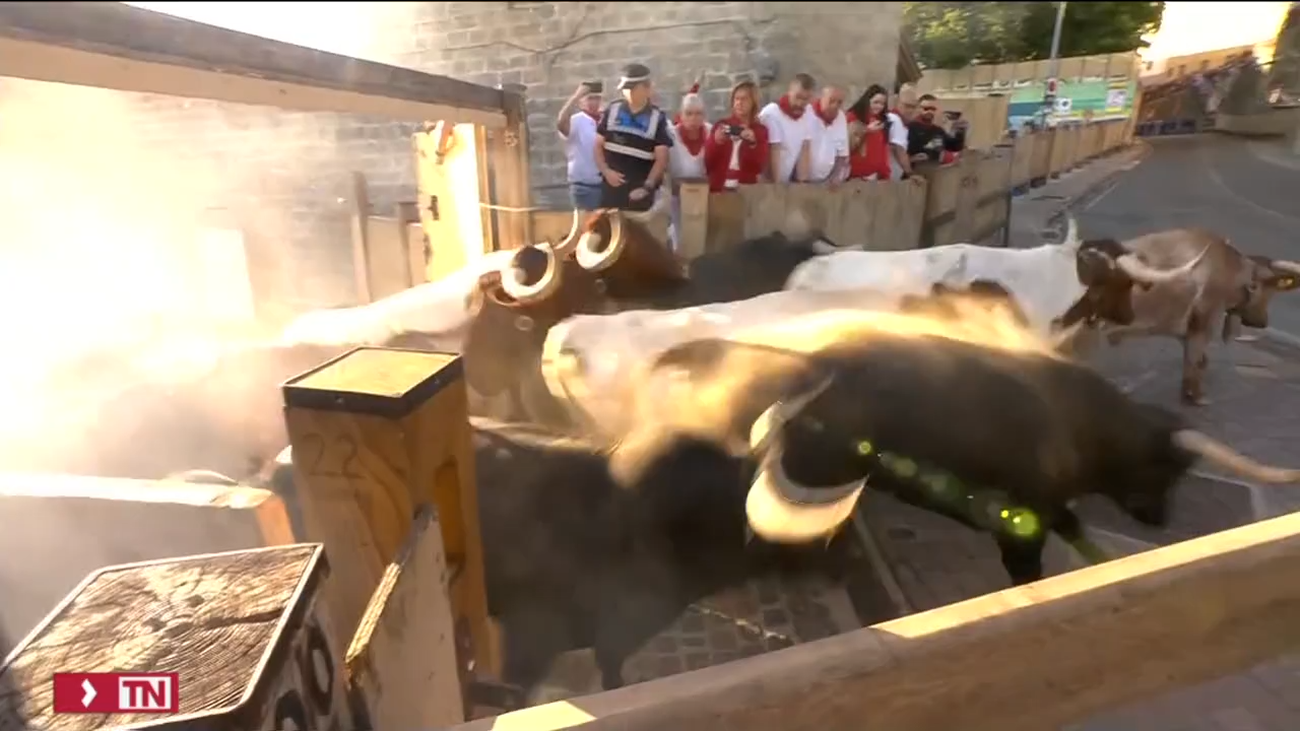 Un madrileño, entre los cinco corredores heridos en el último encierro de San Fermín