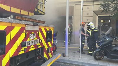 Incendio sin heridos en un restaurante de la calle Ponzano