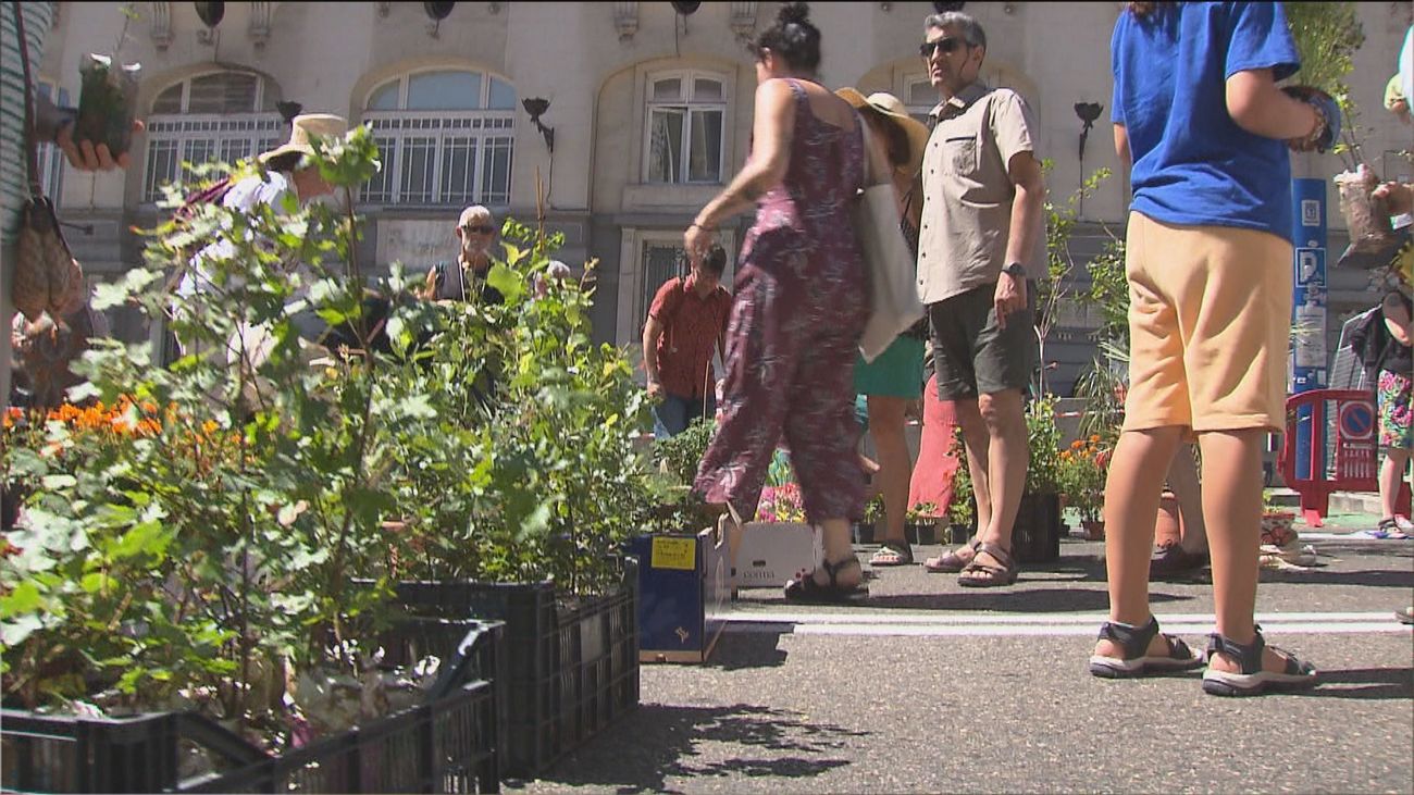 Madrid acoge la primera manifestación de plantas de la historia