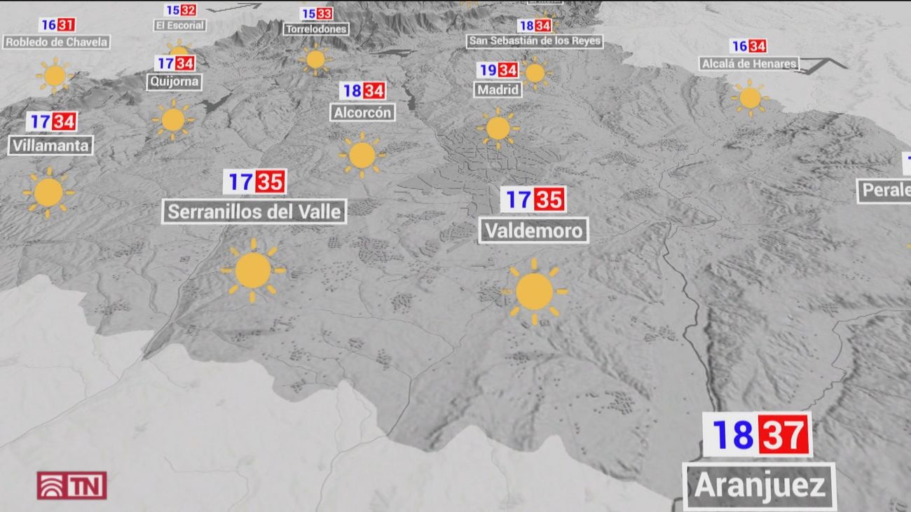 El tiempo en Madrid este domingo: suben las máximas antes de una nueva ola de calor