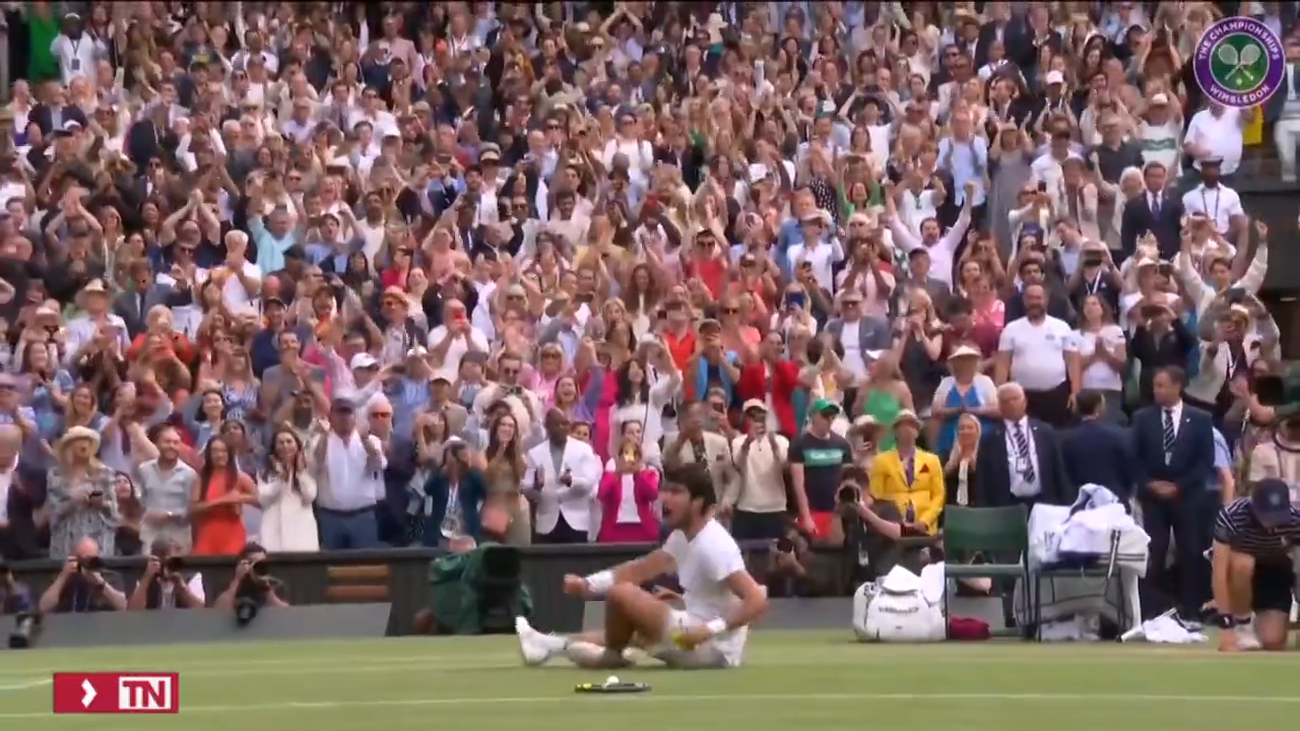 Alcaraz gana su primer Wimbledon derrotando en una final épica a Djokovic
