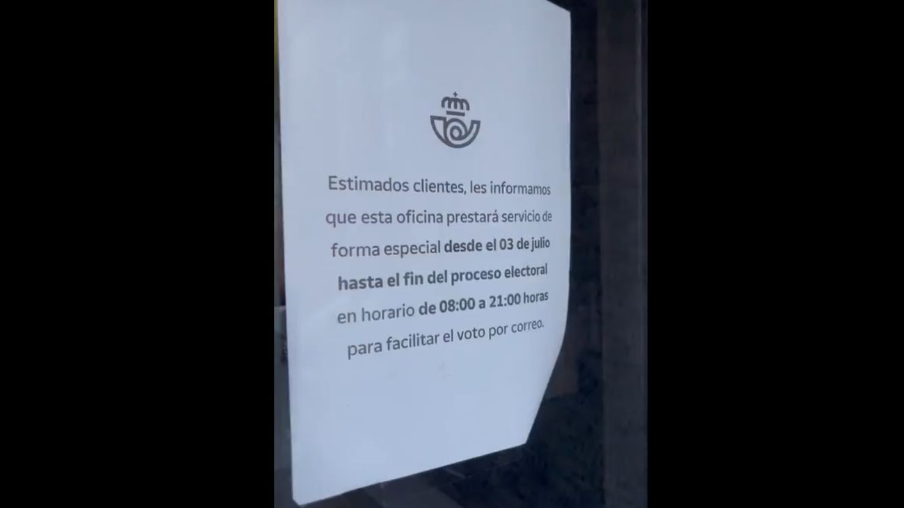 Malestar en Boadilla del Monte tras permanecer cerrada la oficina de correos para ejercitar el voto