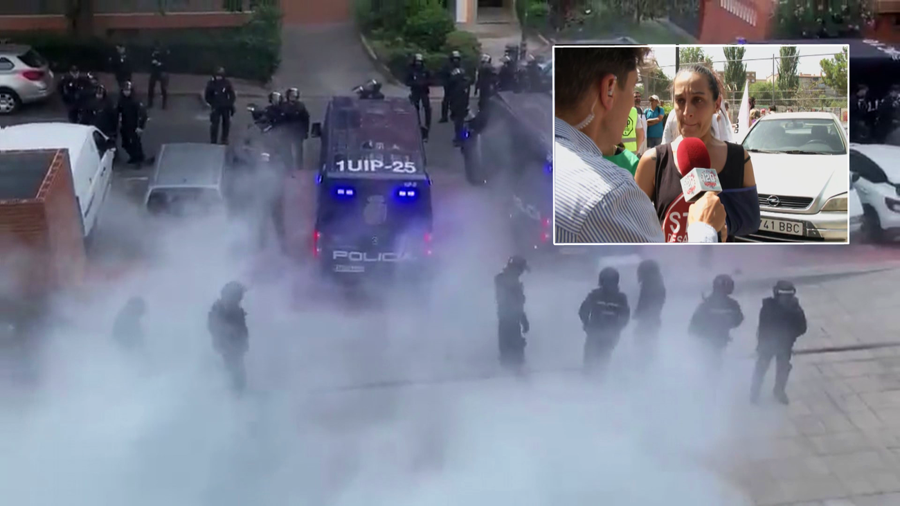 La Policía desaloja a las 18 familias del Edificio Dignidad de Móstoles