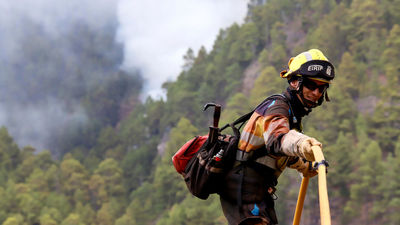 El fuego de La Palma amenaza el Parque Nacional de la Caldera de Taburiente