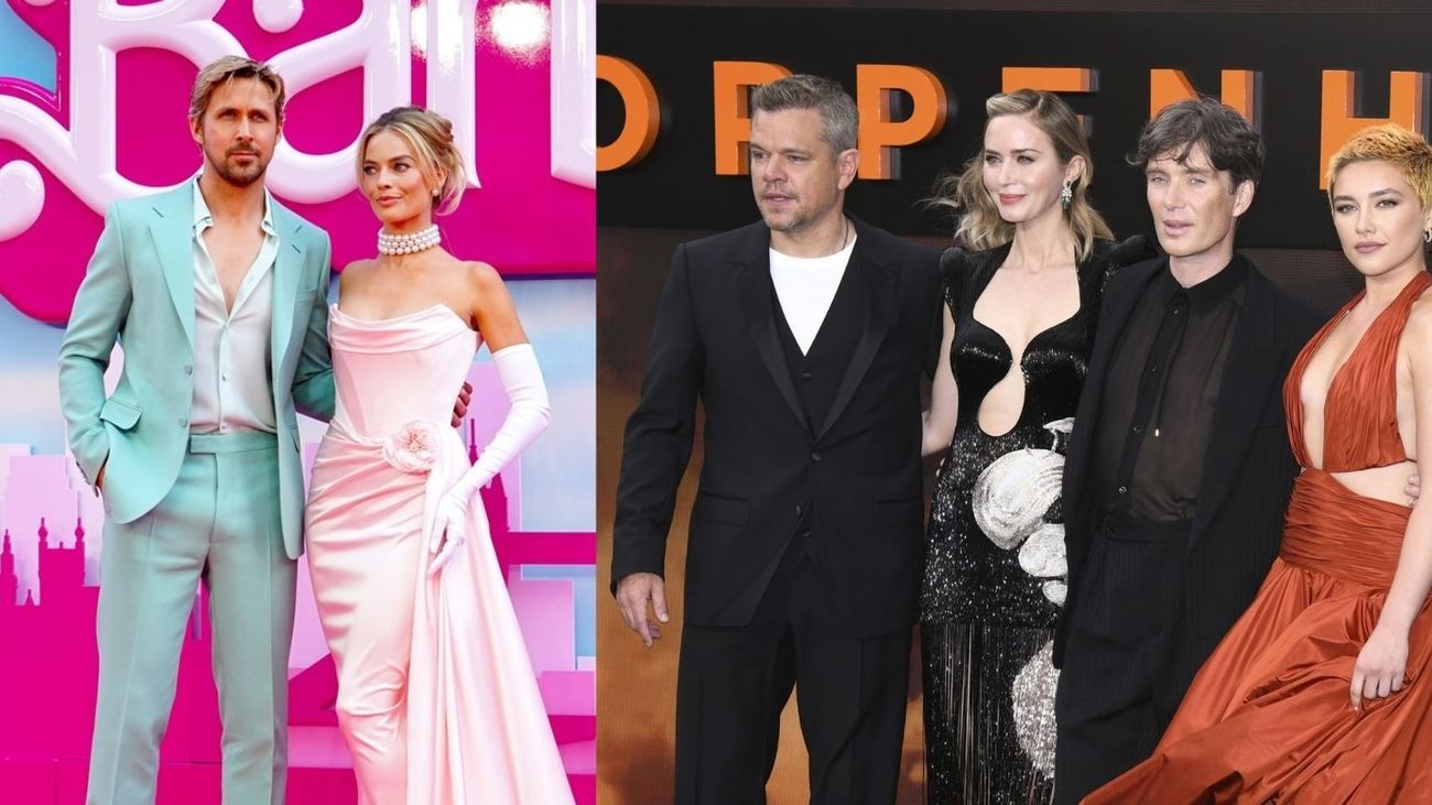 'Barbie' y 'Oppenheimer' llegan a los cines, ¿cuál tendrá más éxito en taquilla?