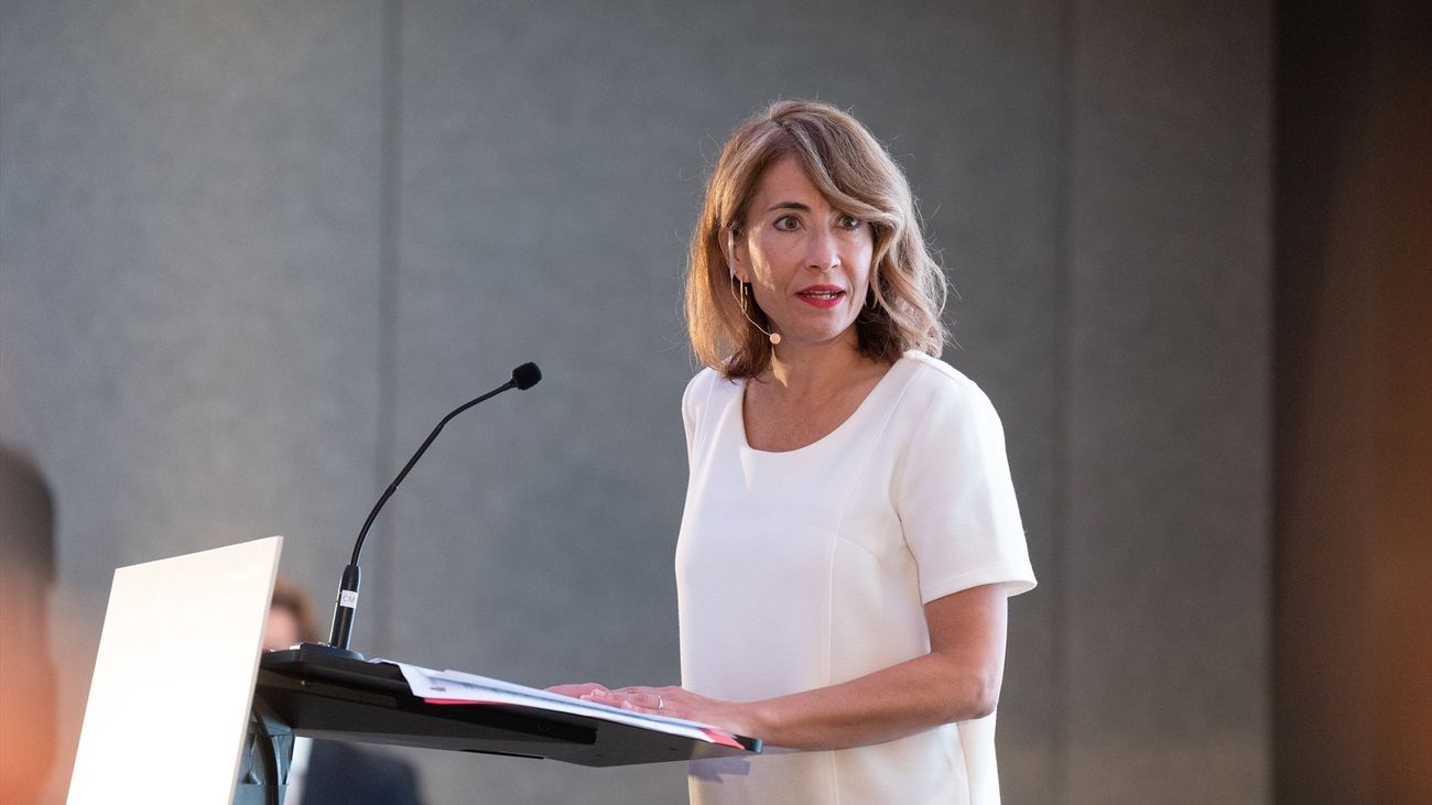 La ministra de Transportes, Movilidad y Agenda Urbana, Raquel Sánchez