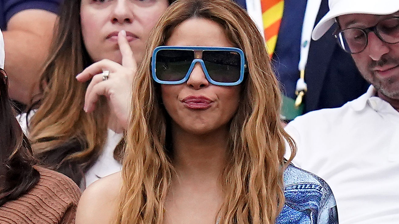 La cantante colombiana Shakira en Wimbledon, 14 Julio 2023, Londres