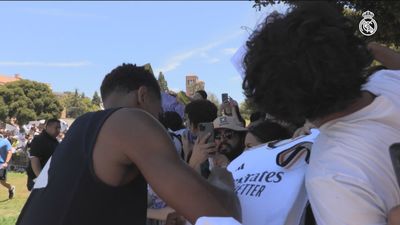 Locura madridista en UCLA