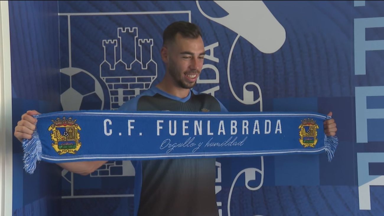 El Fuenlabrada presenta a Raul Hernández y David Alba