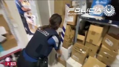 Inmovilizados en Usera 9.000 productos cosméticos que contenían una sustancia tóxica