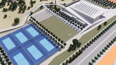 Tres Cantos inicia nueva fase de obras en su futuro polideportivo