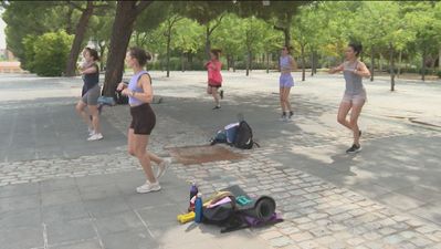 Polémicas clases de zumba en el parque Tierno Galván