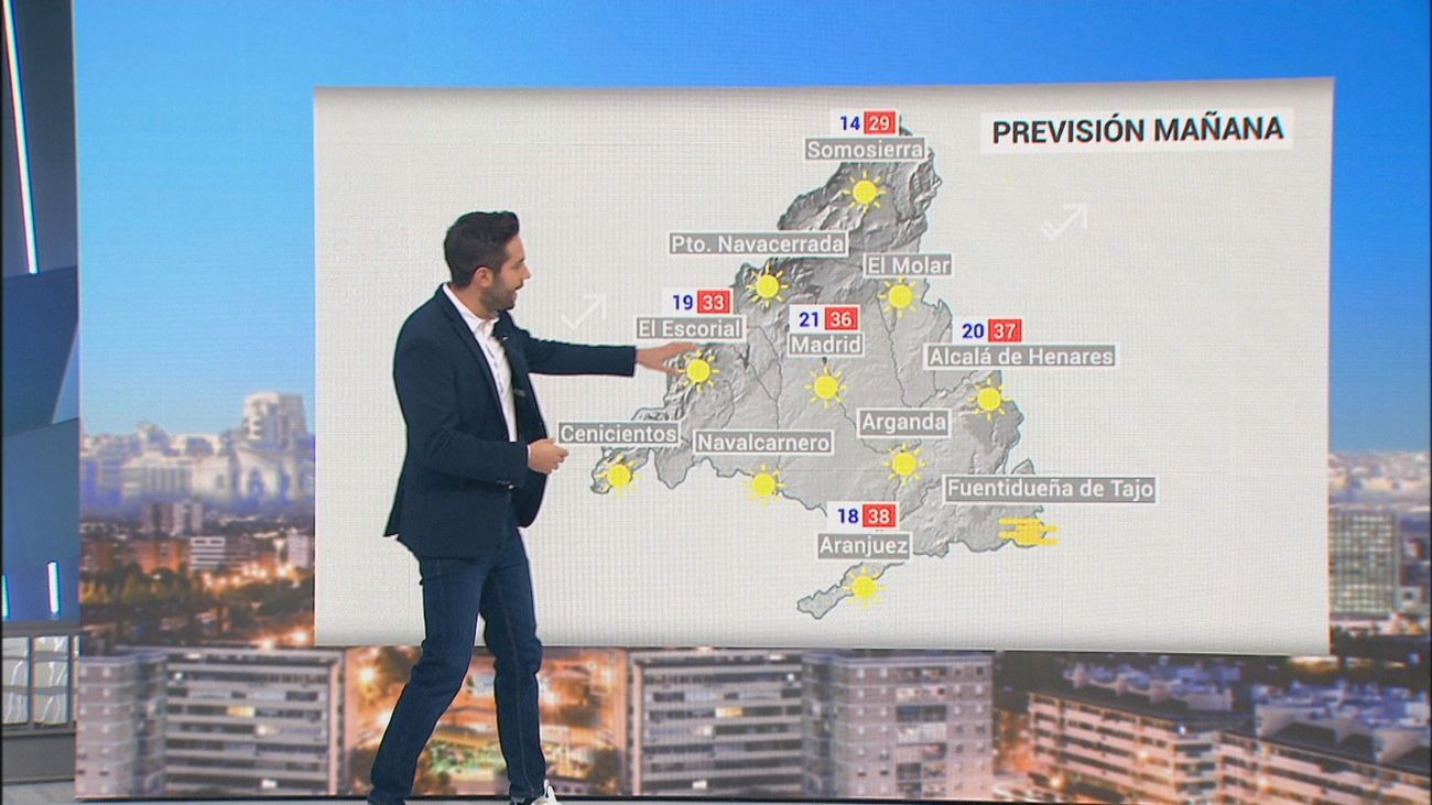 Los madrileños acudirán  a las urnas con sol y máximas de hasta 38 grados