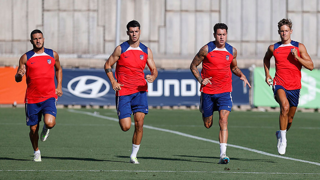 Koke, Morata, Gimenez y Marcos Llorente