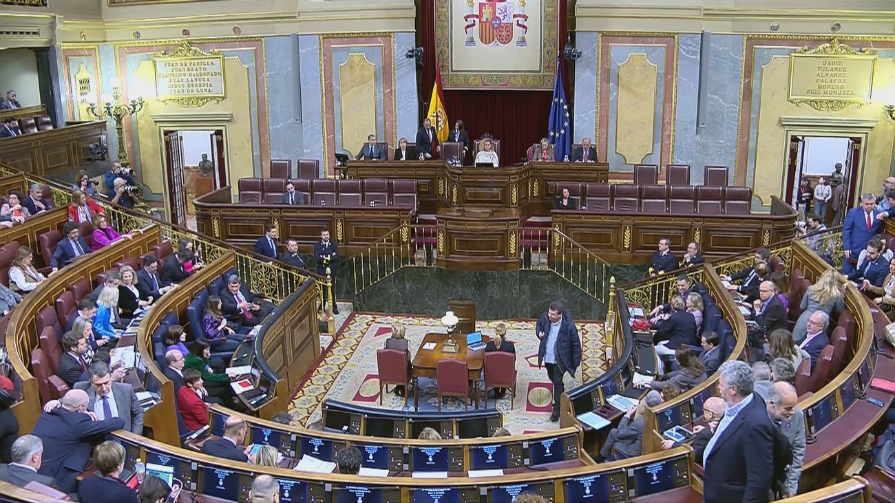 Sesión en el Congreso de los Diputados