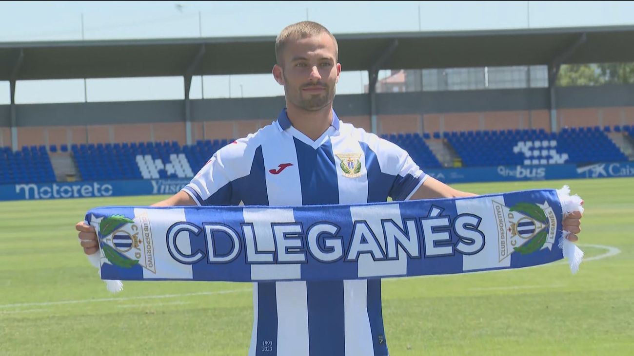 El Leganés presenta  a Franquesa: "Estoy donde quiero estar"