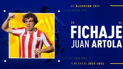 Artola, cedido por el Athletic, nuevo atacante del Alcorcón