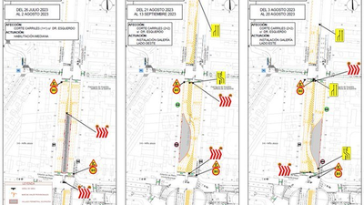 Cortes de tráfico en Doctor Esquerdo hasta septiembre por la ampliación de la L11 de Metro