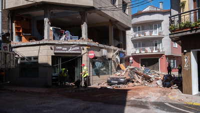 Cuatro heridos tras una explosión registrada en un piso de Ordes, en La Coruña
