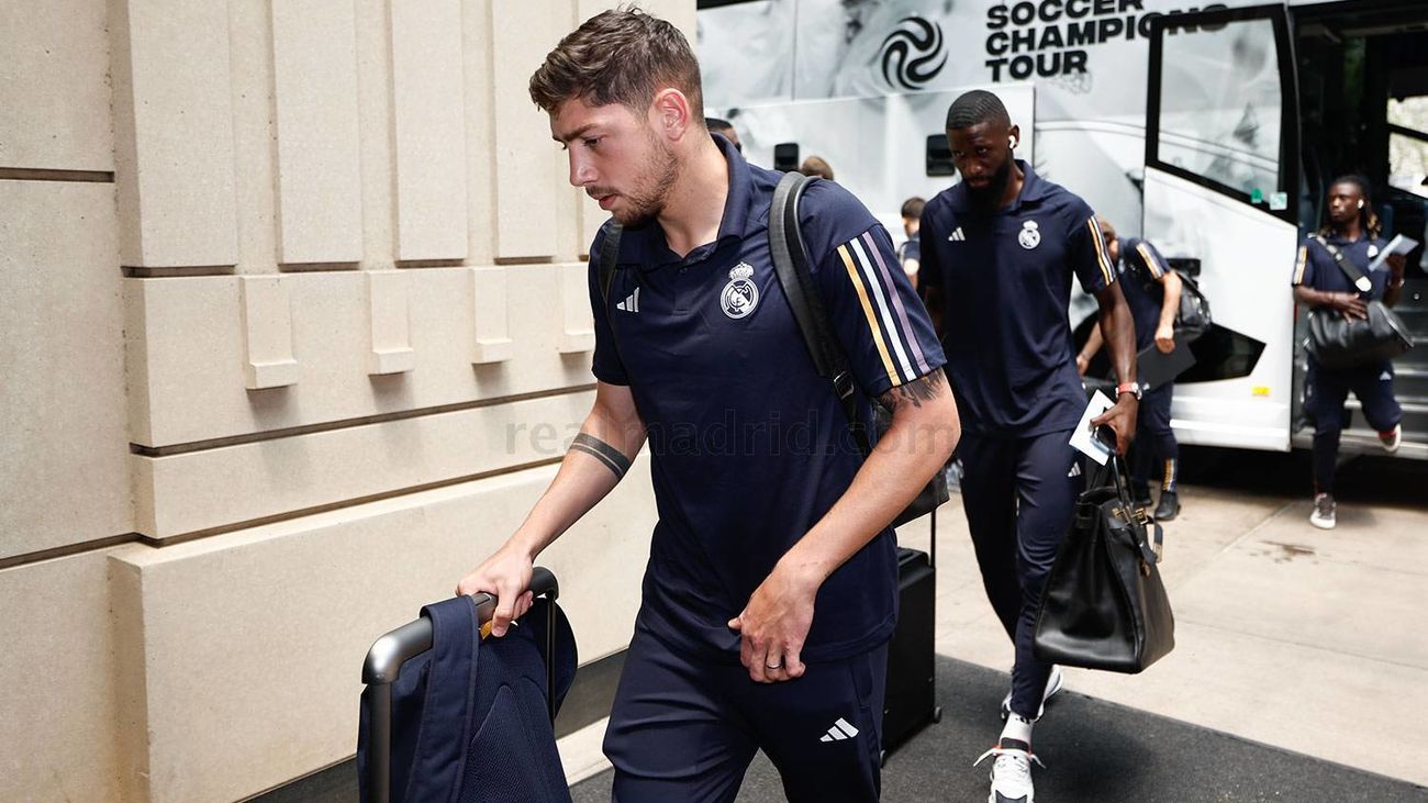 El Real Madrid llega a Dallas para enfrentarse el sábado al Barça