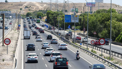 Tráfico denso en la primera fase de la Operación Salida del Verano