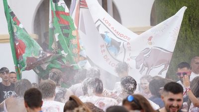 Las peñas de Sanse, pregoneras de las fiestas patronales