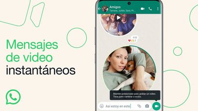 WhatsApp se reinventa con los nuevos mensajes de video instantáneos