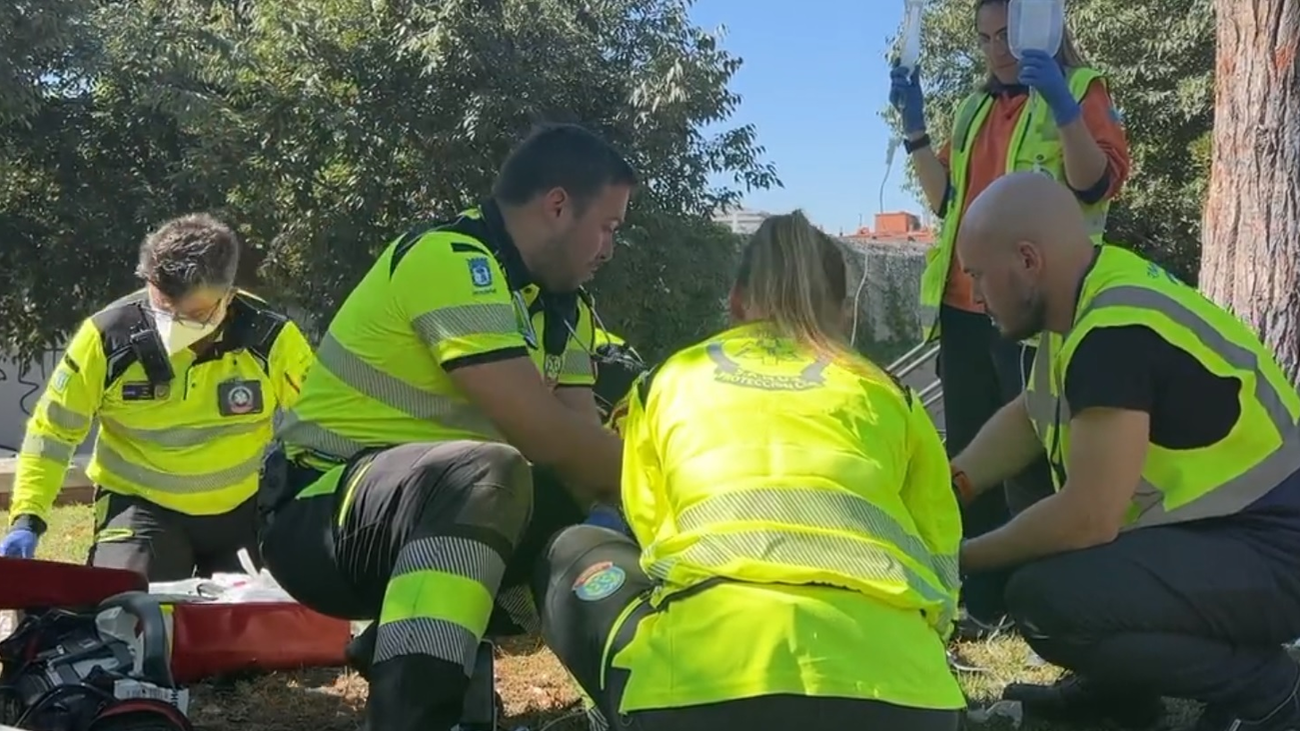Una reyerta entre toxicómanos en Arganzuela se salda con cuatro detenidos y tres heridos