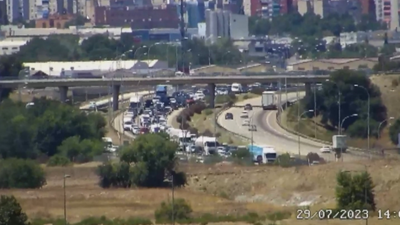 Tráfico intenso en Madrid al coincidir la Operación Salida con el retorno del fin de semana