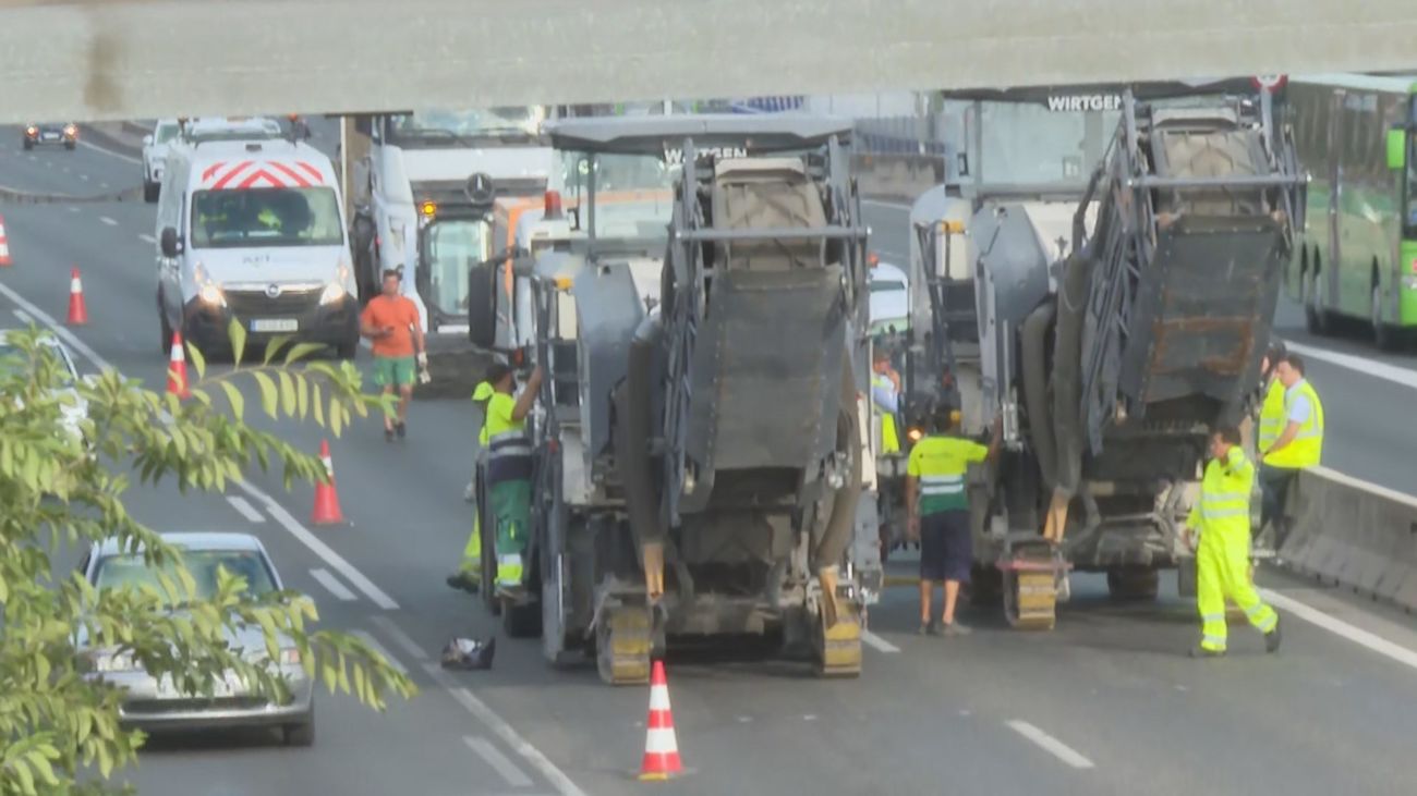 La A-6 seguirá tres semanas más con cortes por obras a la altura de Las Rozas
