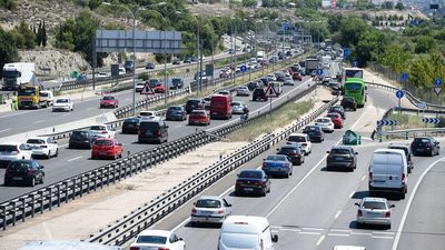 Circulación irregular en la A-1 y complicaciones en las entradas y salidas de Madrid