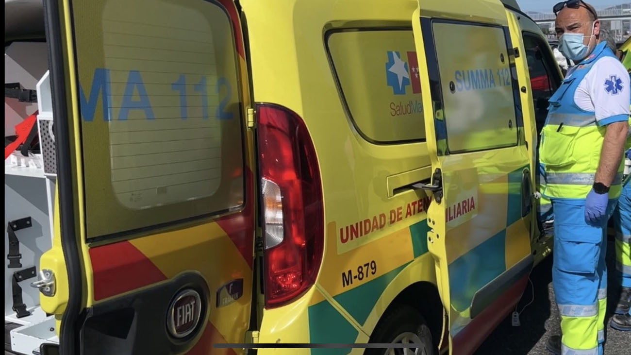 Herido muy grave un hombre tras ser atropellado en una calle de Móstoles