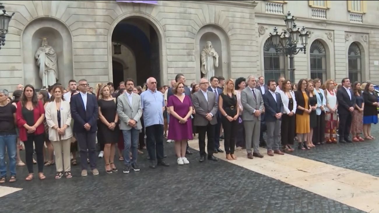 Silencio en Barcelona por la mujer asesinada este domingo