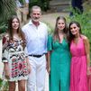 Primer posado de los reyes acompañados por sus hijas en Mallorca