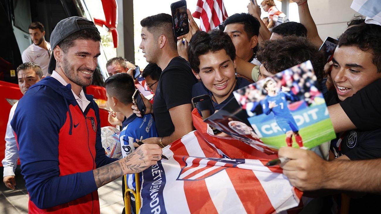 El Atlético de Madrid pone rumbo a Monterrey tras su gira por Corea del Sur